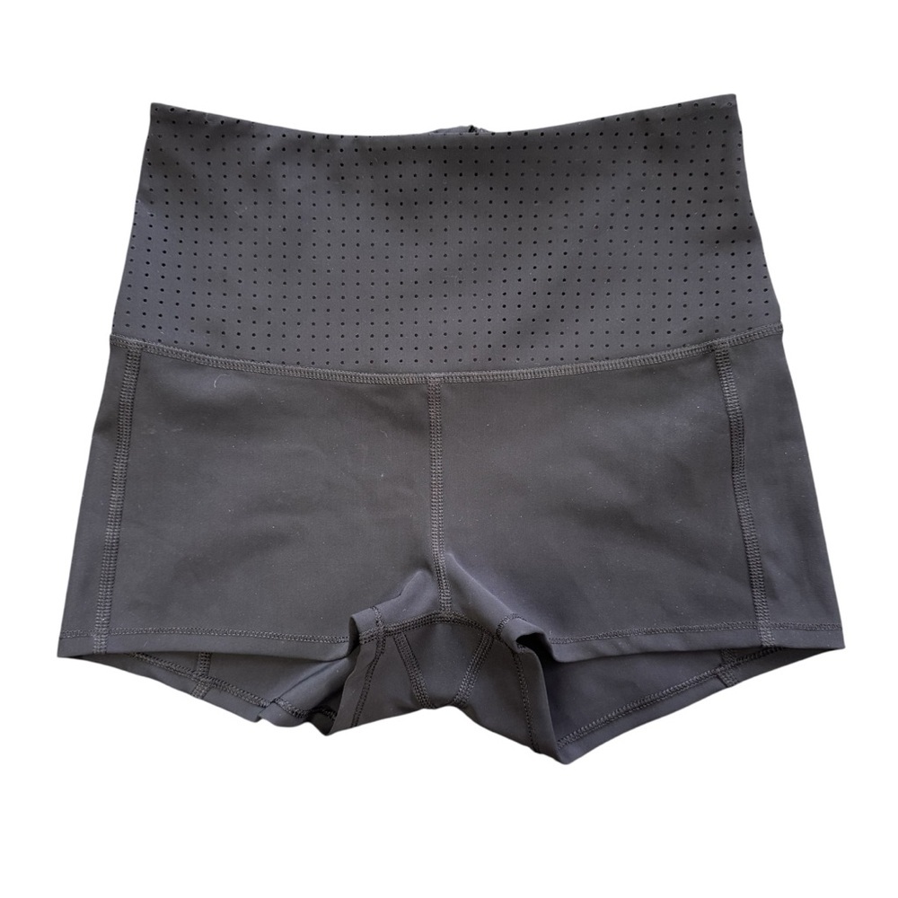 Lululemon Black High-Waisted Biker Shorts Size 6